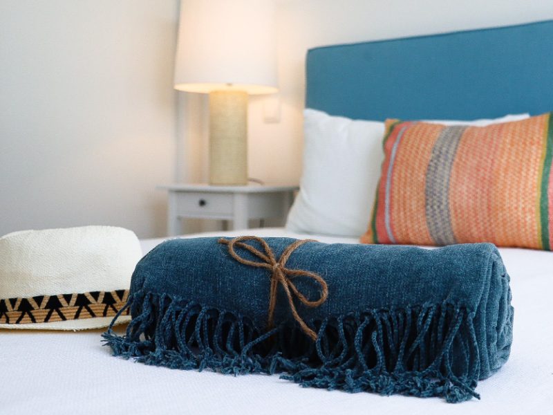 Bedroom furnitue and decor for a beach themed home in Vilar do Golf, Algarve