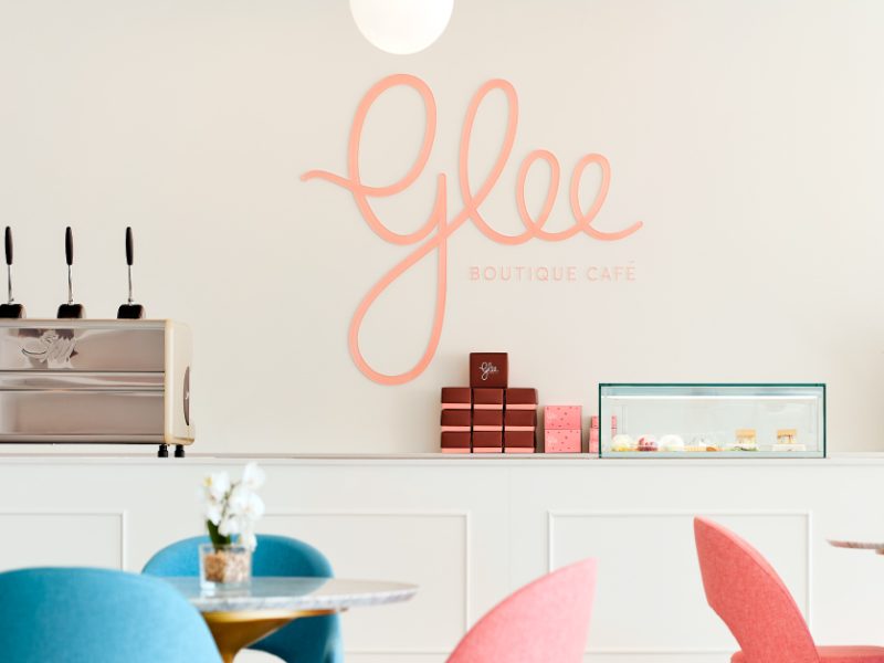 Interior of French inspired modern coffee shop located in the Tivoli Hotel, Vilamoura